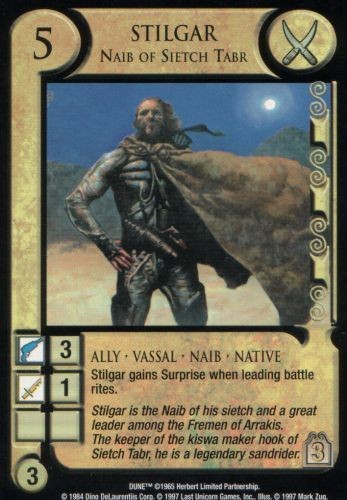 Stilgar, Naib of Sietch Tabr - Eye of the Storm - Dune CCG - Afbeelding 1 van 6