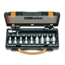 CHIAVE A BUSSOLA 4-19 MM MASCHIO ESAGONALE SERIE 10 PEZZI ATTACCO 1/2 920PE/C10