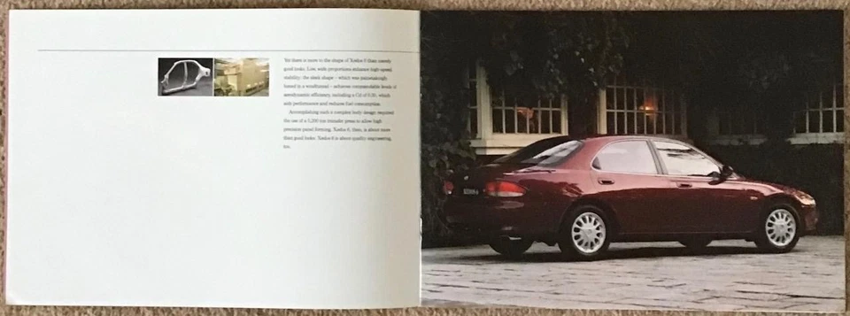 MAZDA XEDOS 6 RANGE Car Sales Brochure c2000 #MCAG883 1.6i 2.0i - Image 3 of 4