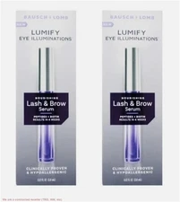 LOT OF 2 Lumify Eye Illuminations Lash & Brow Serum - 0.12 fl oz