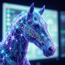 Premium Computerized Horse #1 Artwork Digital Image Picture Photo Wallpaper