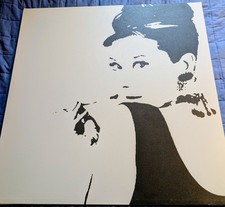Vintage IKEA Audrey Hepburn Canvas Print Wall Art Picture