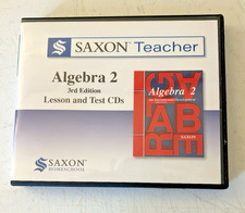 Saxon Algebra 2 Teacher Lesson & Test CDs Third Edition Homeschool Curriculum