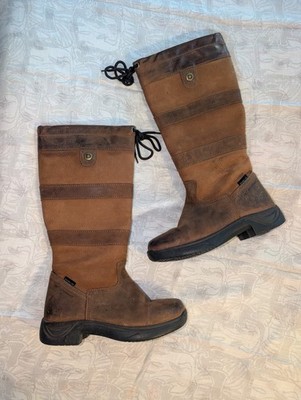 Dublin River Boots Women's USA Sz 6 Brown  Leather Pullon Outdoor Waterproof 
