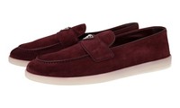 Prada Wildleder Loafer - 2DG124 - Bordeaux - NEU - 10,5 44,5