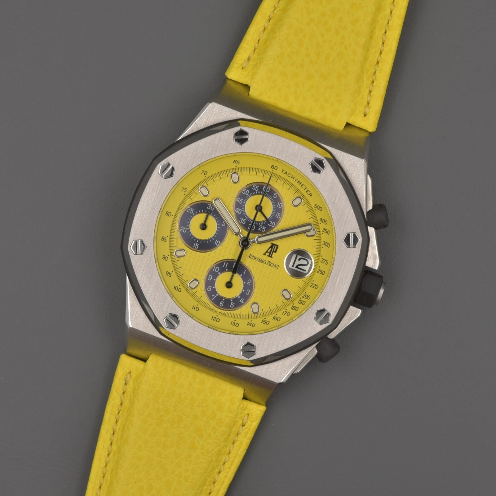 Audemars Piguet — Audemars Piguet Royal Oak Offshore Chronograph Reference 25770 ST Yellow Dial