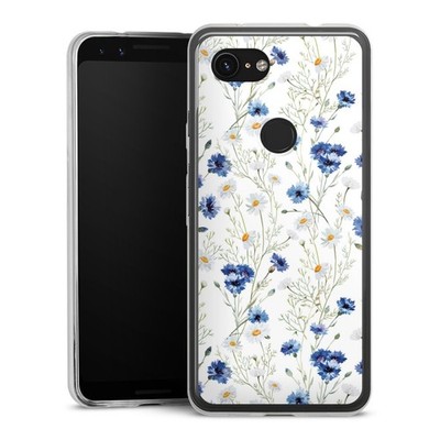 Slim Hülle für Google Pixel 3a Blume Blumen Muster