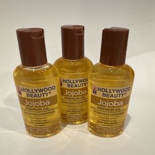NEW  Hollywood Beauty Jojoba Premium Oil  2 Fl oz  Lot Of 3 Exp 03/2027.