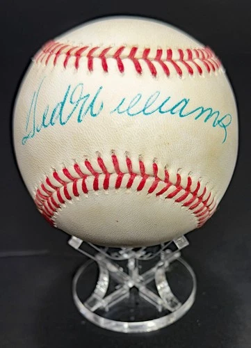 Ted Williams Single Signed Baseball JSA LOA OAL Sweet Spot Autograph HOF Red Sox