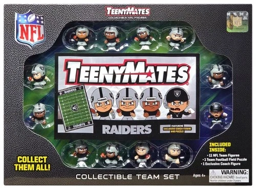 Las Vegas Raiders NFL TeenyMates Collectible Team Set (12)