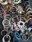 Job Lot/ Bundle Costume Jewellery BRACELETS & BANGLES Mixed Colour & Style 1.9kg