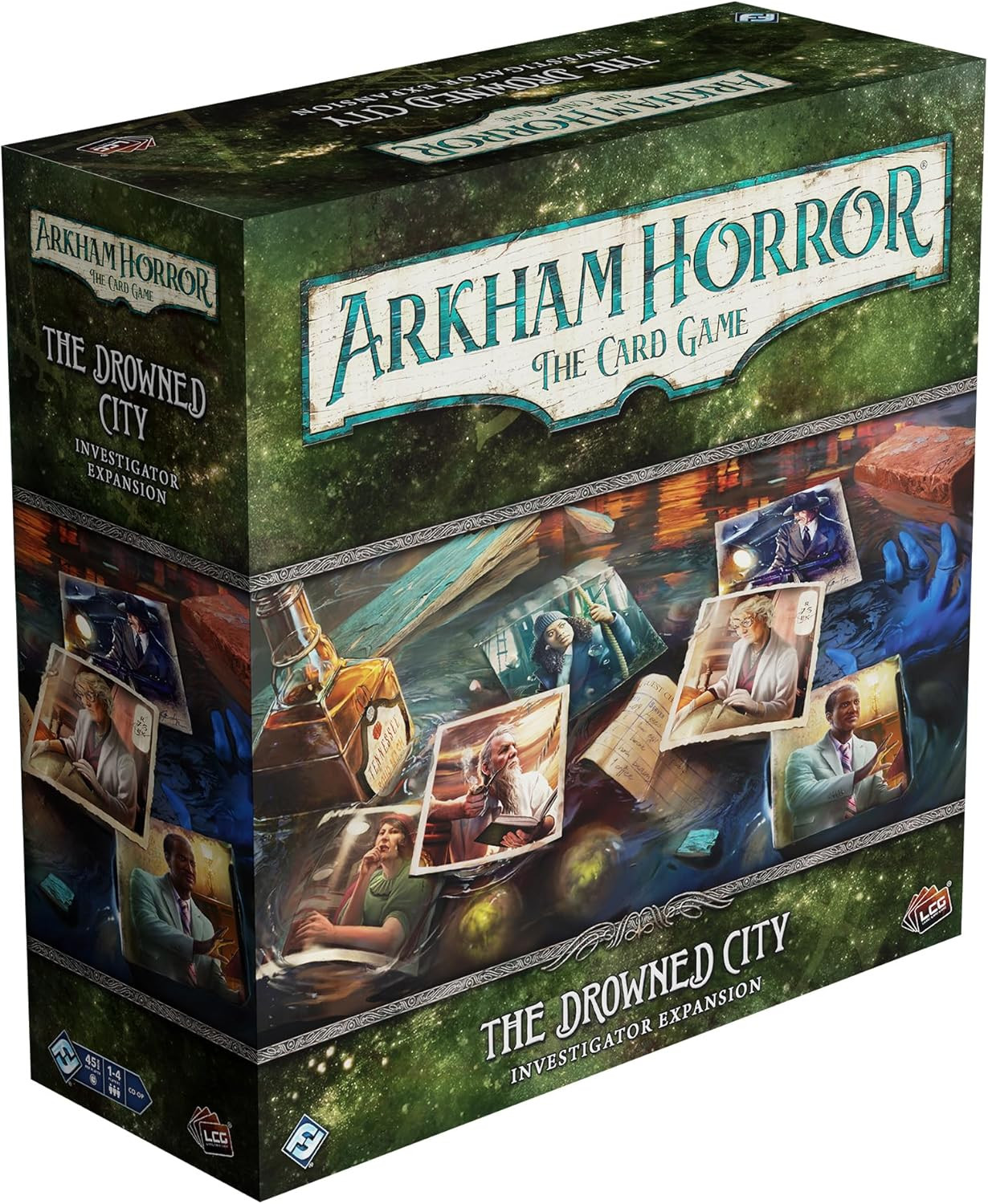 Arkham Horror the Card Game the Drowned City Investigator Expansion Includes Six
