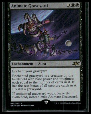 Unfinity #65 Animate Graveyard