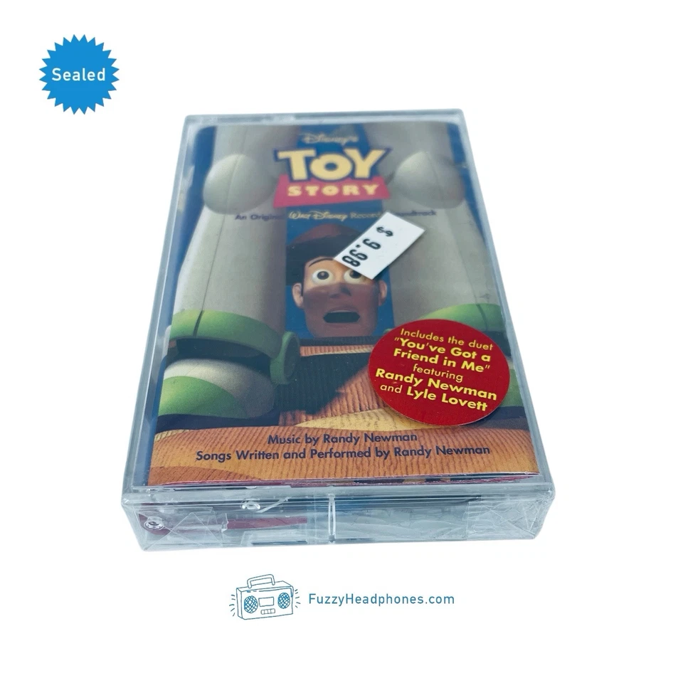 Toy Story Soundtrack Cassette Tape Disney (1995) w/ Hype Randy Newman SEALED - Image 4 of 4