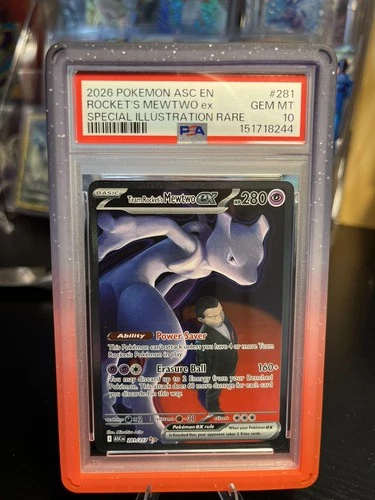 Team Rocket's Mewtwo ex | PSA 10 | #281 SIR | 2026 Pokemon Ascended Heroes