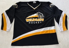 Vintage Hockey Jersey Wildcats #4 Mens XL? 2XL USA Made 56” Chest K1 Sportswear