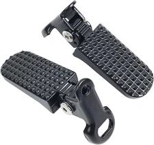 1 Pair of Bike Foot Pegs, Aluminium Alloy Non-Slip Bike Pegs for Folding Bike an