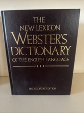 New Lexicon Webster's Dictionary of the English Language: Encyclopedia Edition