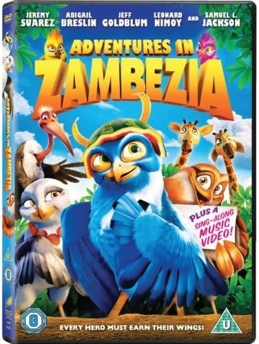 Adventures in Zambezia (DVD) Abigail Breslin Samuel L. Jackson Jeff Goldblum - Imagen 2 de 2