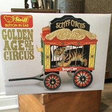 Steiff Golden Age of the Circus Tiger Wagon Limited Edition 4985/5000 1989
