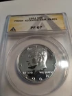 1964 KENNEDY Silver Half Dollar ANACS  PF 67 Accented Hair Accent Proof PR