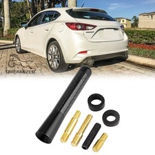 3 Short Carbon Fiber Antenna Mast Radio Aerial Amfm For Mazda 3 2004-2018