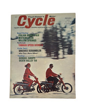 Cycle Magazine January 1965 Yamaha Speed Greeves Scrambler Italian GP