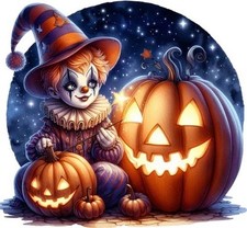 Farbe Halloween Clown Wandbild Schlafzimmer Fenster Dekor Vinyl Aufkleber Abziehbild 6 Größen