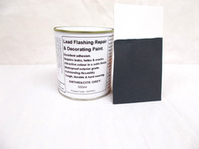 1 x 500ml Anthracite / Dark Grey. Lead Flashing / Roof Repair & Decorative Paint