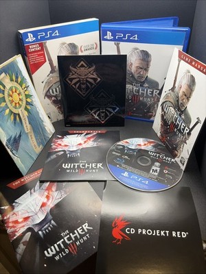 The Witcher 3: Wild Hunt (PS4) Complete w/ Map, Soundtrack, Manual & Inserts!
