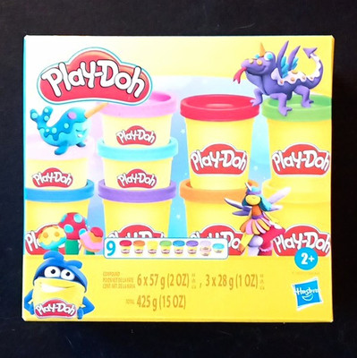 Play-Doh Knete Set 9 Dosen 425 G Bright RAINBOW