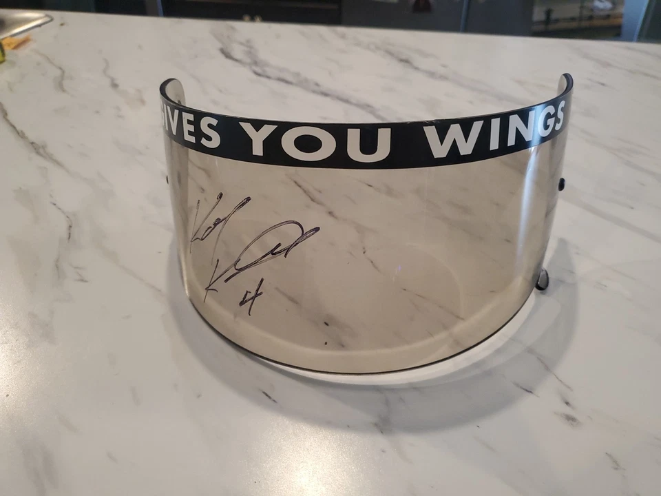 Kasey Kahne #4 Red Bull RACE USED Nascar HELMET Visor Autographed - Image 3 of 4