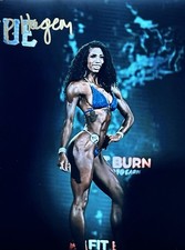 PHOEBE HAGAN SIGNED 11X14 PHOTO IFBB PRO BIKINI WINNER RACC TRUSTED SELLER D