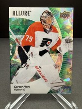 2023-24 Upper Deck Allure Carter Hart Green Rainbow 30/99