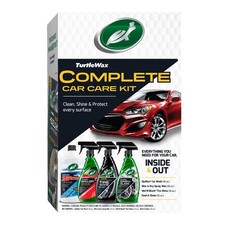 Complete Car Care Kit 4 Piece Set for Interior and Exterior Cleaning