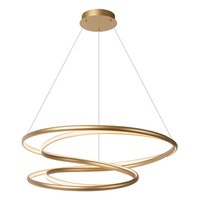 LED HäNgelampe Esstisch Messing Aluminium Ø80 Cm 2700 K Pendelleuchte Esszimmer