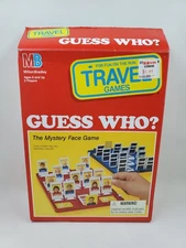 1989 Milton Bradley - Vintage Guess Who Travel Game  w/ Box & Rules