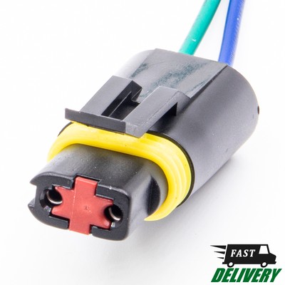 Electrical connector 2-pin. Female. Waterproof. 20267F