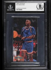 BAS 1994-95 Fleer NBA Jam Session Charlie Ward #131 BGS Authentic Auto 3c7