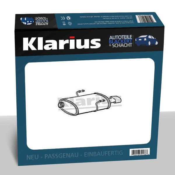 Klarius Auspuff ESD Endtopf für Peugeot 406-image