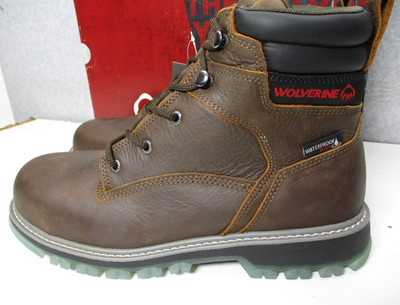 Wolverine Floorhand LX Waterproof Work Boots Steel Toe Brown Mens Sz 11