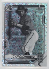 2021 Bowman Chrome Black & White Mini-Diamond Refractor Luis Toribio 0q21