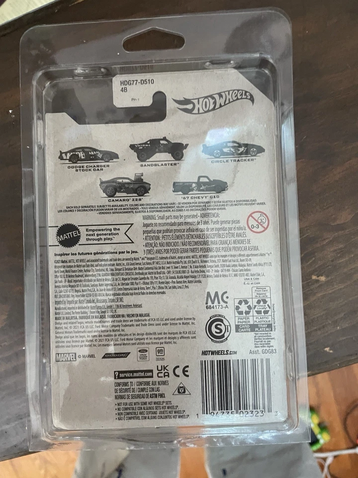 Camión 4x4 Hot Wheels Venom Sandblaster nuevo en paquete Marvel Spider-Man Universe Foto 2 de 2