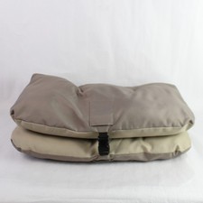 Unbranded Taupe Folding Portable Medium-Sized Dog Bed 23" x 35"
