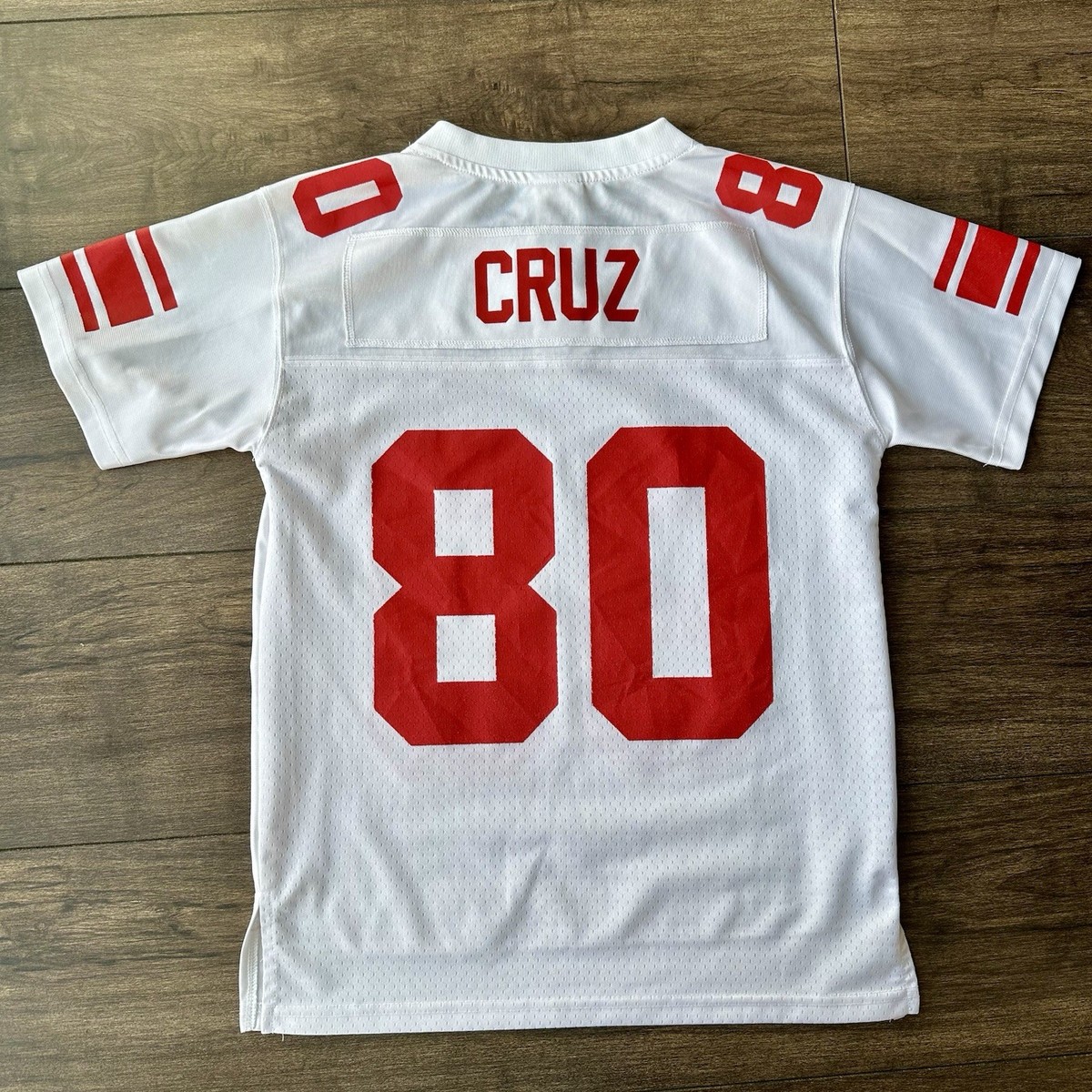 ラスト1枚！wslゼッケン　ジュリアン　ウィルソン　Mサイズ Victor Cruz #80 NY Giants Super Bowl XLVI Jersey Youth Medium 10