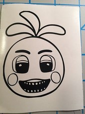 FREE SHIPPING FNAF Five Nights At Freddy's Chica Vinyl Decal You Pick Color