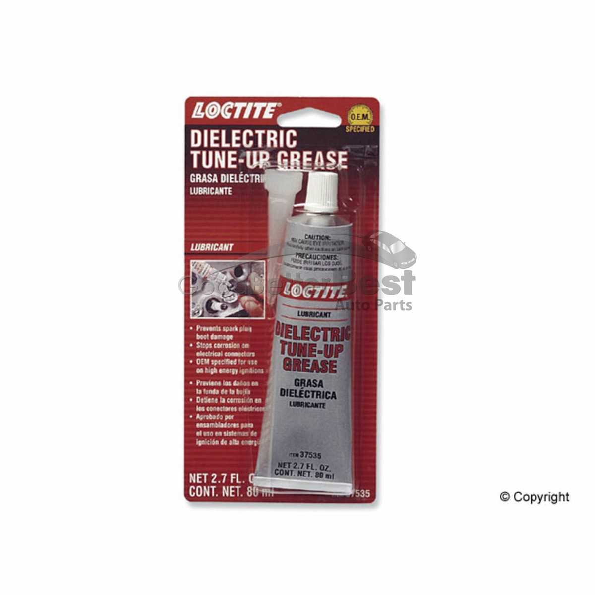 Loctite Dielectric Grease Tube 80ml/2.7oz Loctite Dielectric Grease Tube 80ml/2.7oz