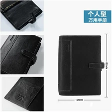 Filofax Personal Size Holborn Organiser Planner Diary Leather Black -025116 Gift
