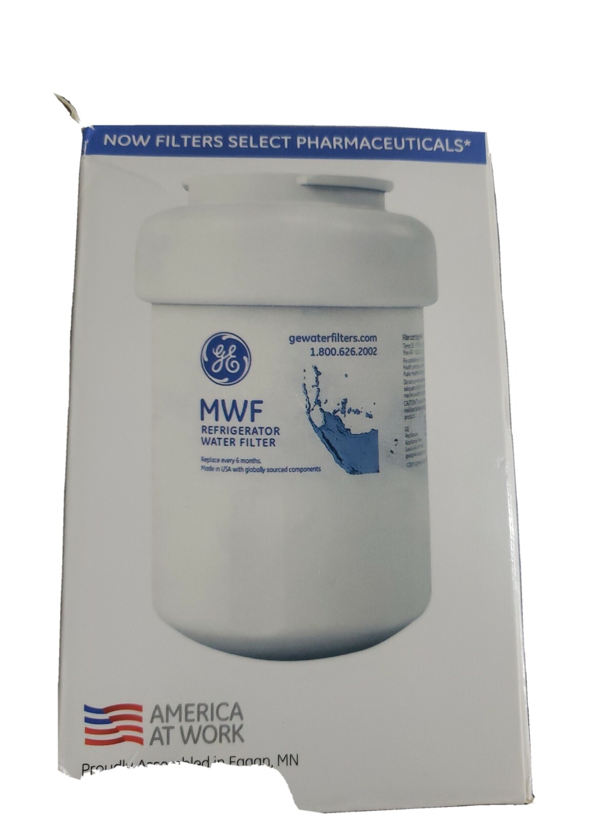 GE General Electric MWF Replacement Refrigerator Water Filter
