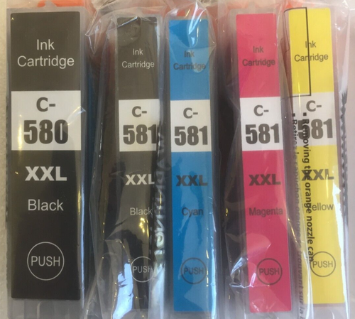 COMPATIBLE INK CARTRIDGE SET FOR CANON PIXMA TR7550 TR8550 TS705 TS6150 PRINTER - Afbeelding 1 van 12